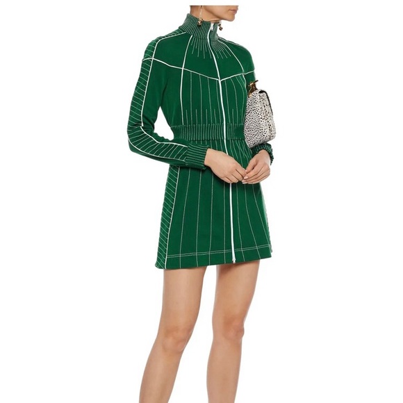 Valentino Dresses & Skirts - SOLD NWT Valentino Green Zipper Dress 2